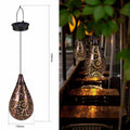 Milton - Solar-Wassertropfen-Garten-Hängelampe