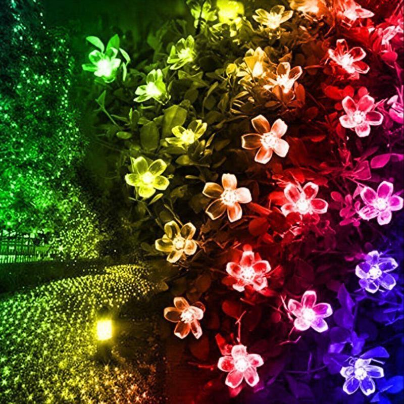 LED-Lichterkette Kirschblüten