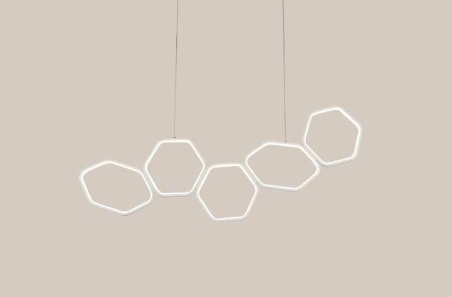 Jocasta - Art-Deco LED Geometrischer Kronleuchter